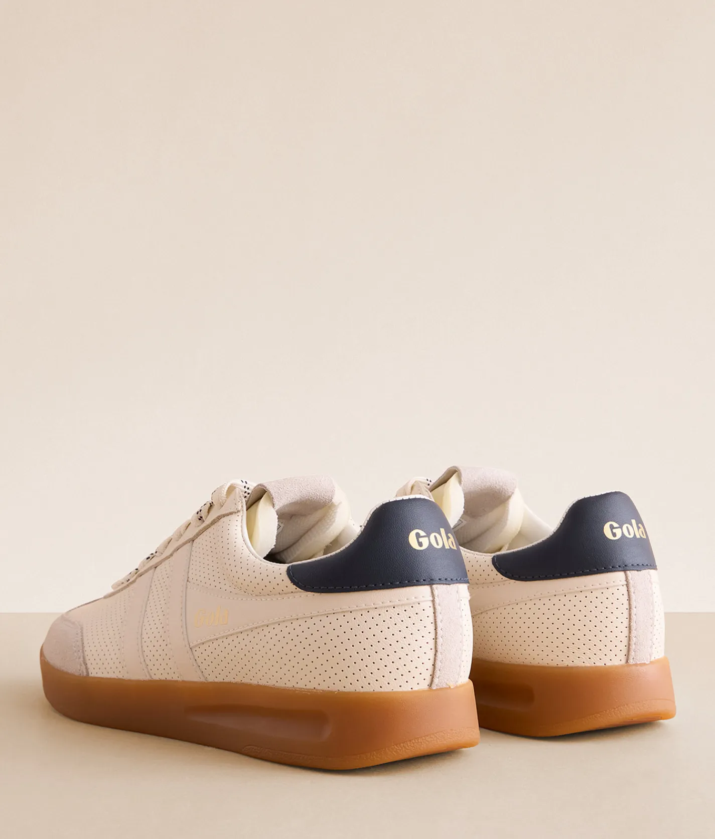 Shoes | Gola® Cyclone Leather 76 Sneaker Off White Navy Gum