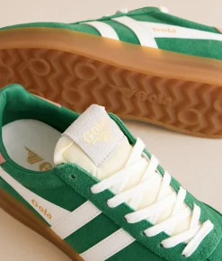 Shoes | Gola® Cyclone Suede Sneaker Emerald Off White