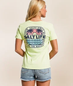 Tops | Salt Life Daily Paradise T-Shirt Lime