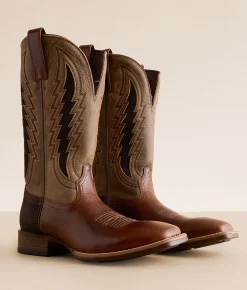 Ariat Dakota VenTEK Leather Cowboy Boot Beasty Brown Brown Bomber Hot