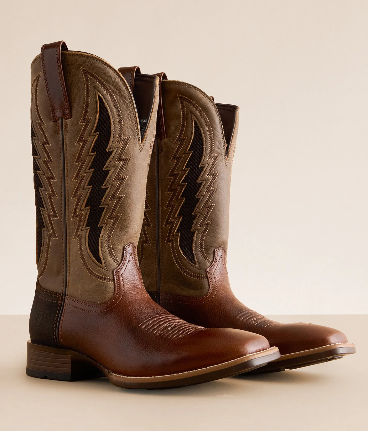 Ariat Dakota VenTEK Leather Cowboy Boot Beasty Brown Brown Bomber Hot