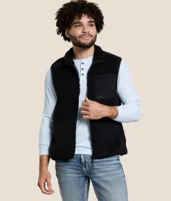 Coats & Jackets | Only & Sons Dallas Life Sherpa Vest Black