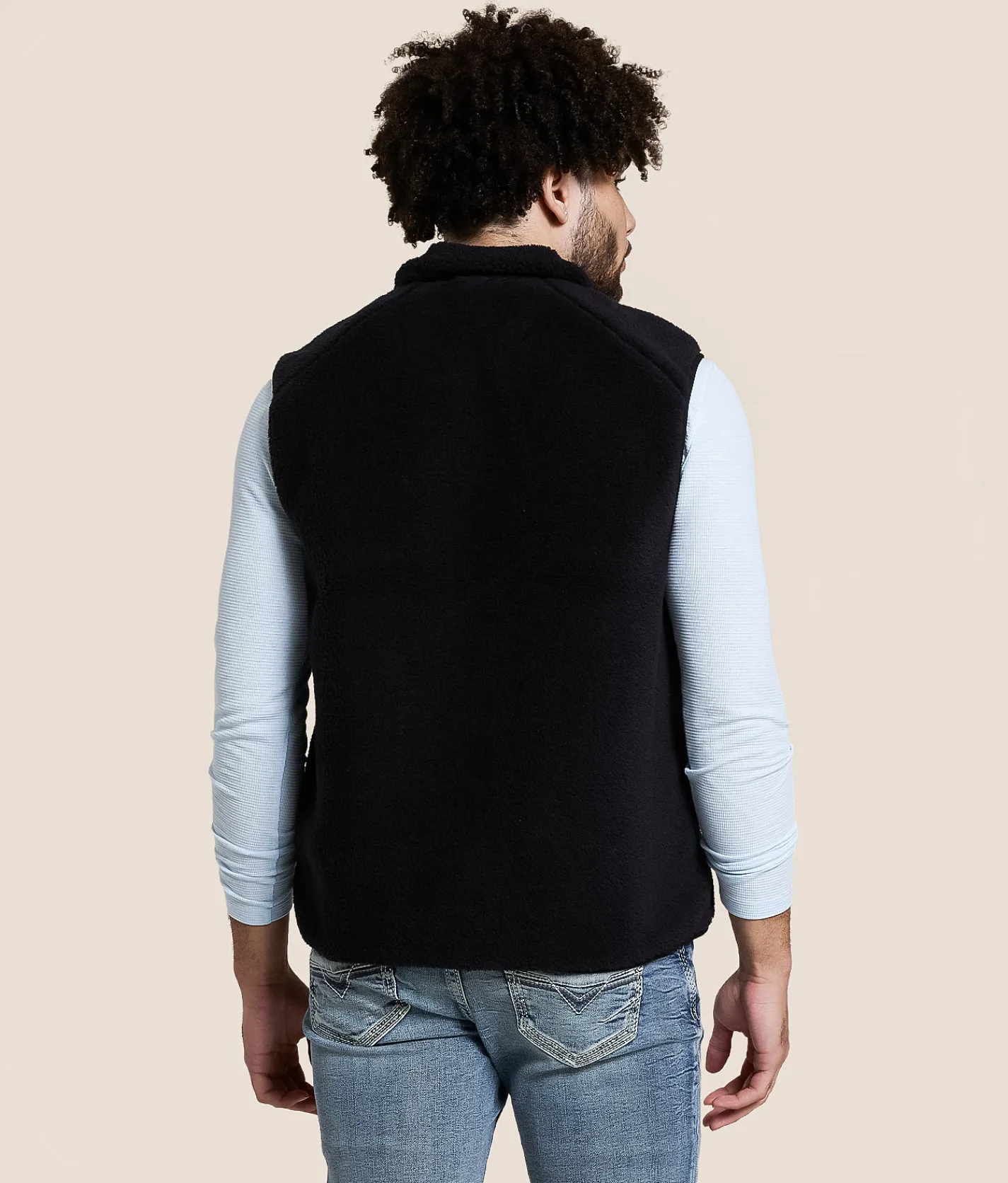Coats & Jackets | Only & Sons Dallas Life Sherpa Vest Black