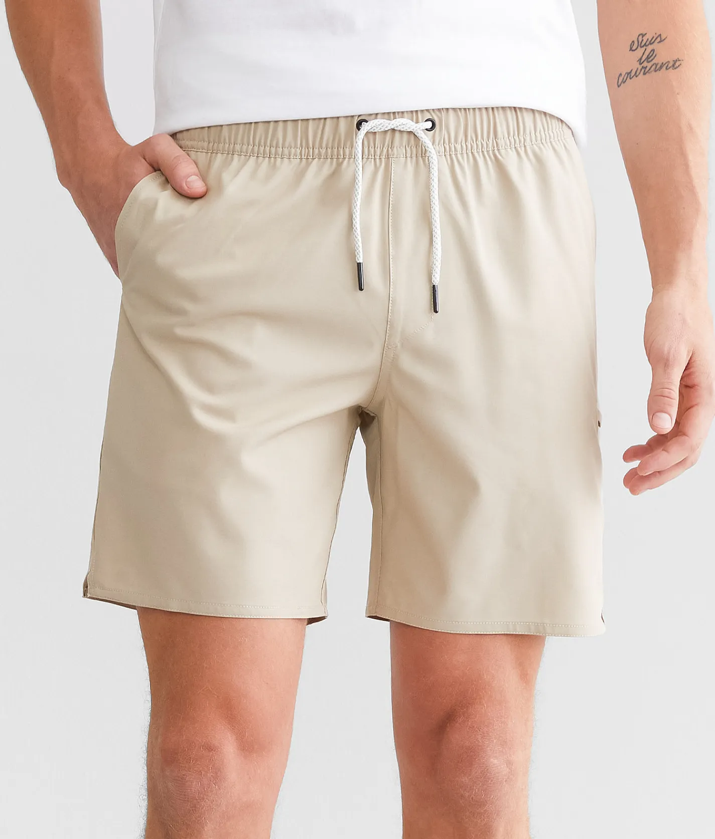 Departwest Dallas Stretch Short Pure Cashmere