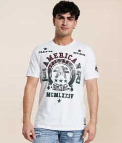 Tops|Graphic T-Shirts | American Fighter Dalton T-Shirt White