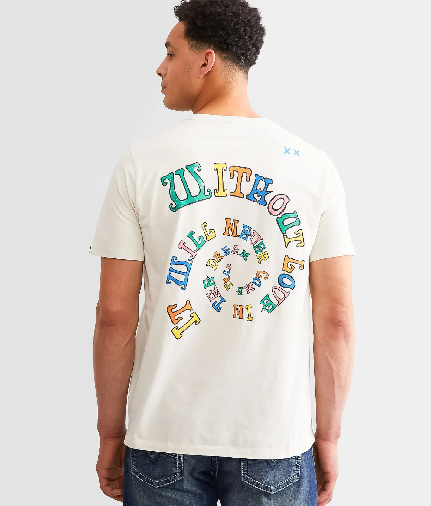 Cult of Individuality Dancing Bears T-Shirt Winter White Discount