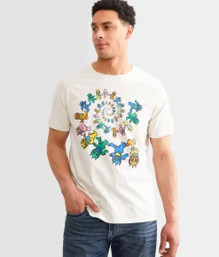 Cult of Individuality Dancing Bears T-Shirt Winter White Discount