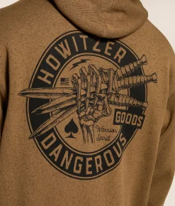 Tops | Howitzer Dangerous Goods Hooded Sweatshirt Timberwolf