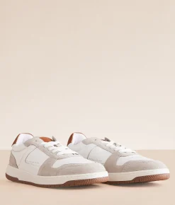 Activewear | Outpost Makers Dan Leather Sneaker White