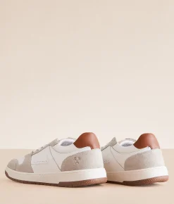 Activewear | Outpost Makers Dan Leather Sneaker White