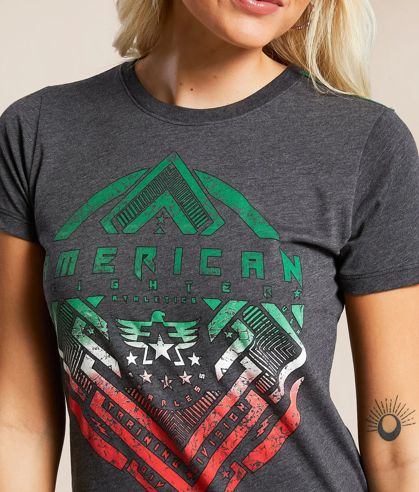 Tops | American Fighter Danville T-Shirt Black Heather