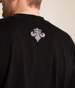 Tops|Graphic T-Shirts | Affliction Dark Deceiver T-Shirt Black Lava Wash