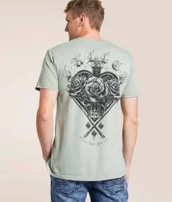 Sullen Dark Hearts T-Shirt Seagrass Online