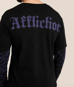 Tops | Affliction Darkness Falls T-Shirt Black