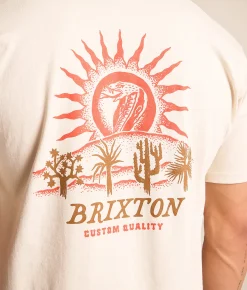 Tops|Graphic T-Shirts | Brixton Dark Paradise T-Shirt Cream