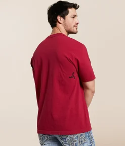 Affliction Dark Summon T-Shirt Dirty Red New