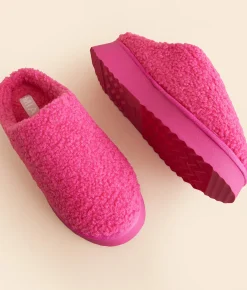 Shoes | Mia Darlaa Flatform Slipper Hot Pink