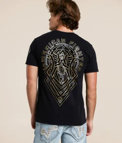 Tops|Graphic T-Shirts | American Fighter Darlington T-Shirt Black
