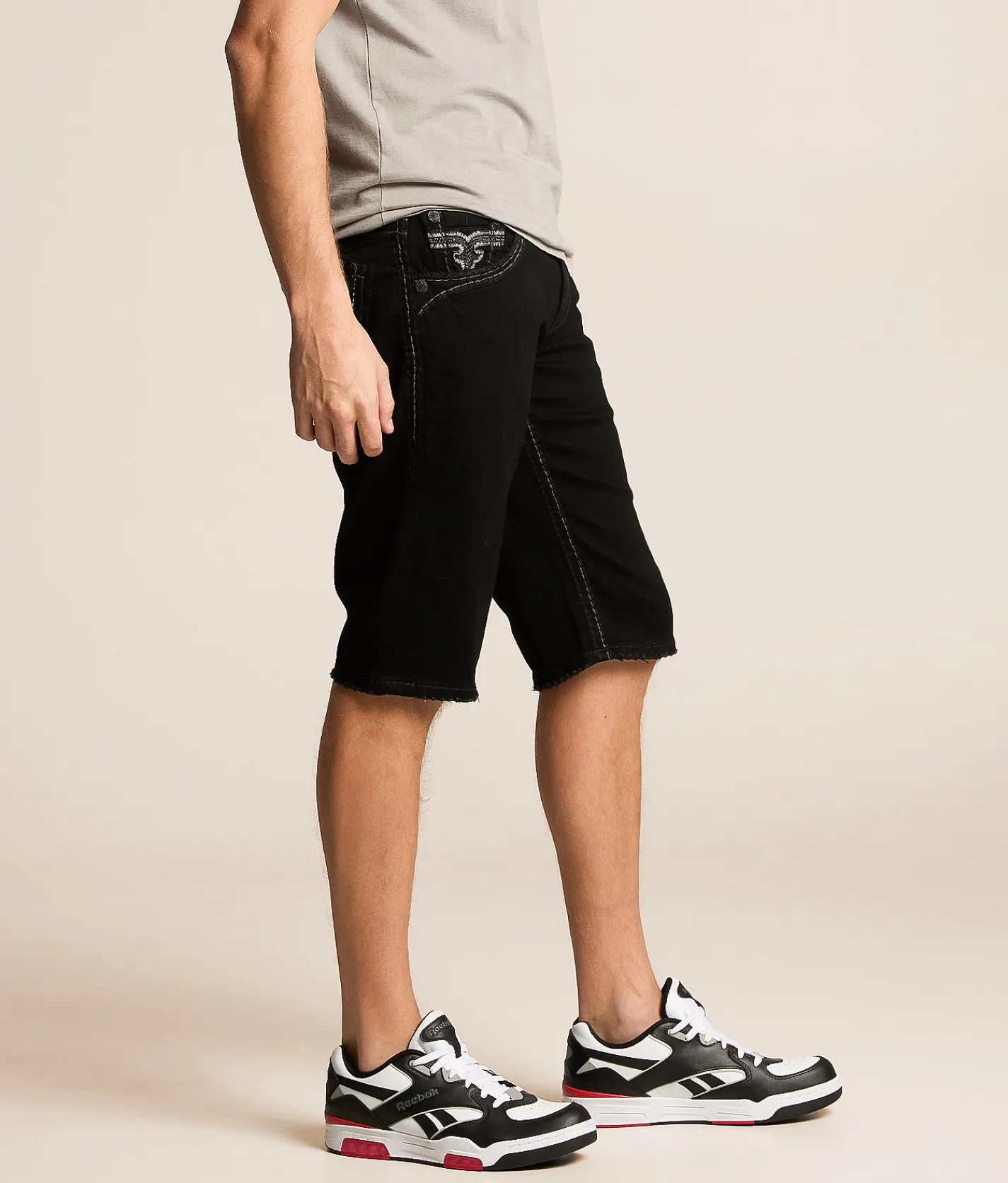 Bottoms|Shorts | Rock Revival Darnell 14" Stretch Short Darnell H205