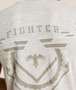 Tops|Graphic T-Shirts | American Fighter Darnhill T-Shirt Sand Dark Sand Tetris