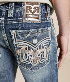 Rock Revival Jeans|Bottoms | Rock Revival Darryl Straight Stretch Jean Darryl J201