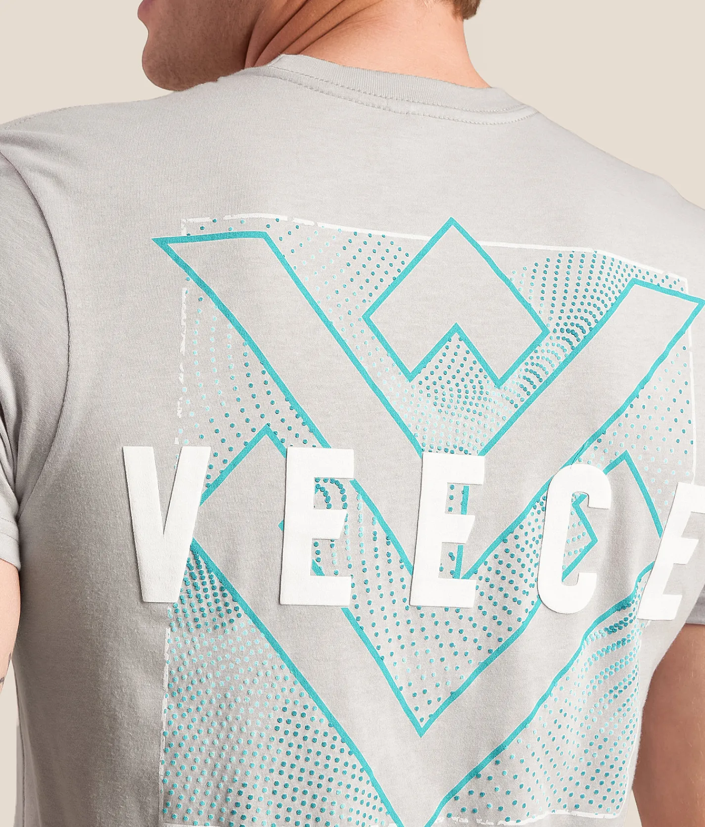Tops|Graphic T-Shirts | Veece Data Drift T-Shirt Marble Grey