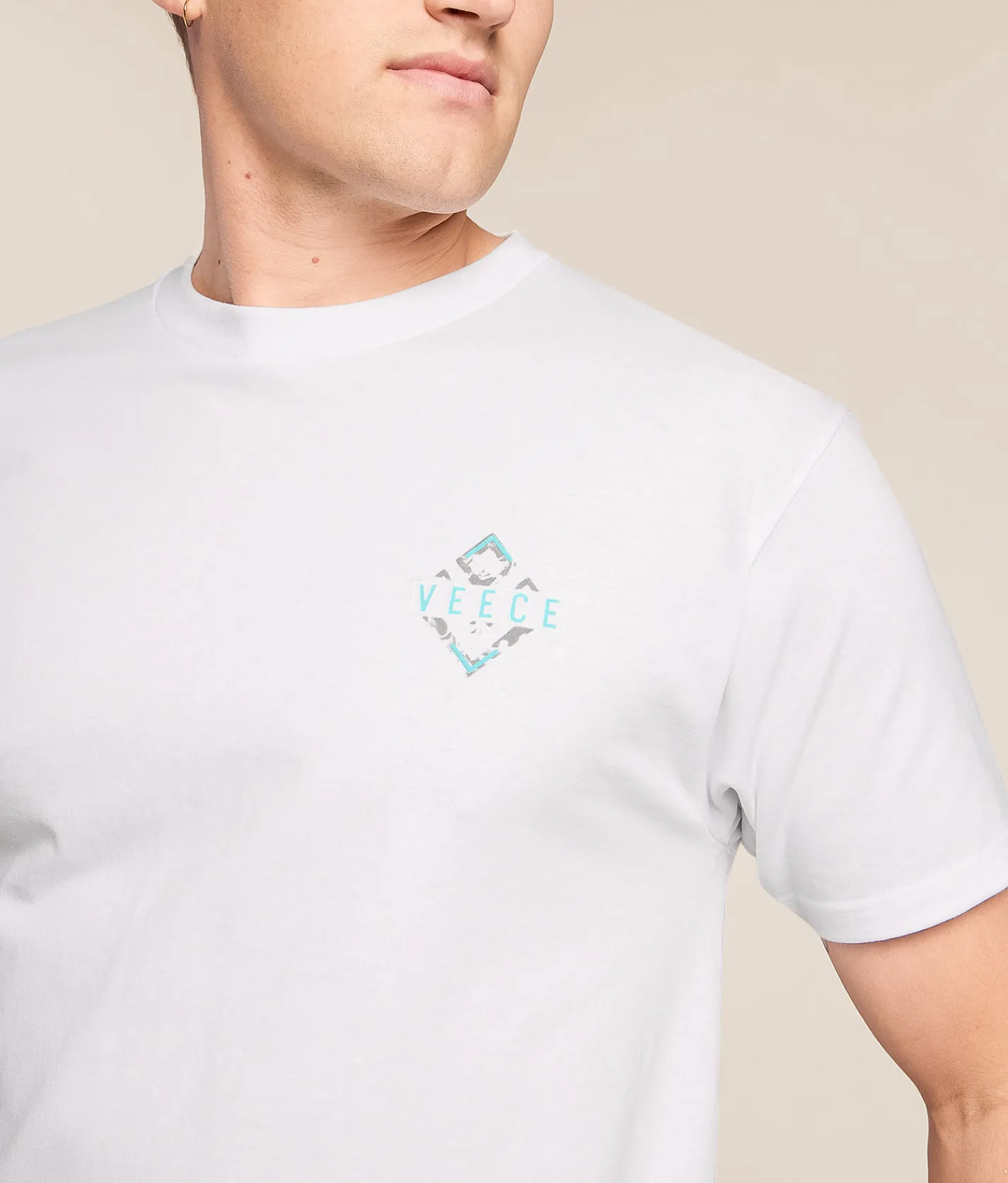 Veece Data Drip T-Shirt White Best