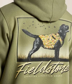 Tops | Fieldstone Day In The Field Hooded Sweatshirt Deep Lichen Green