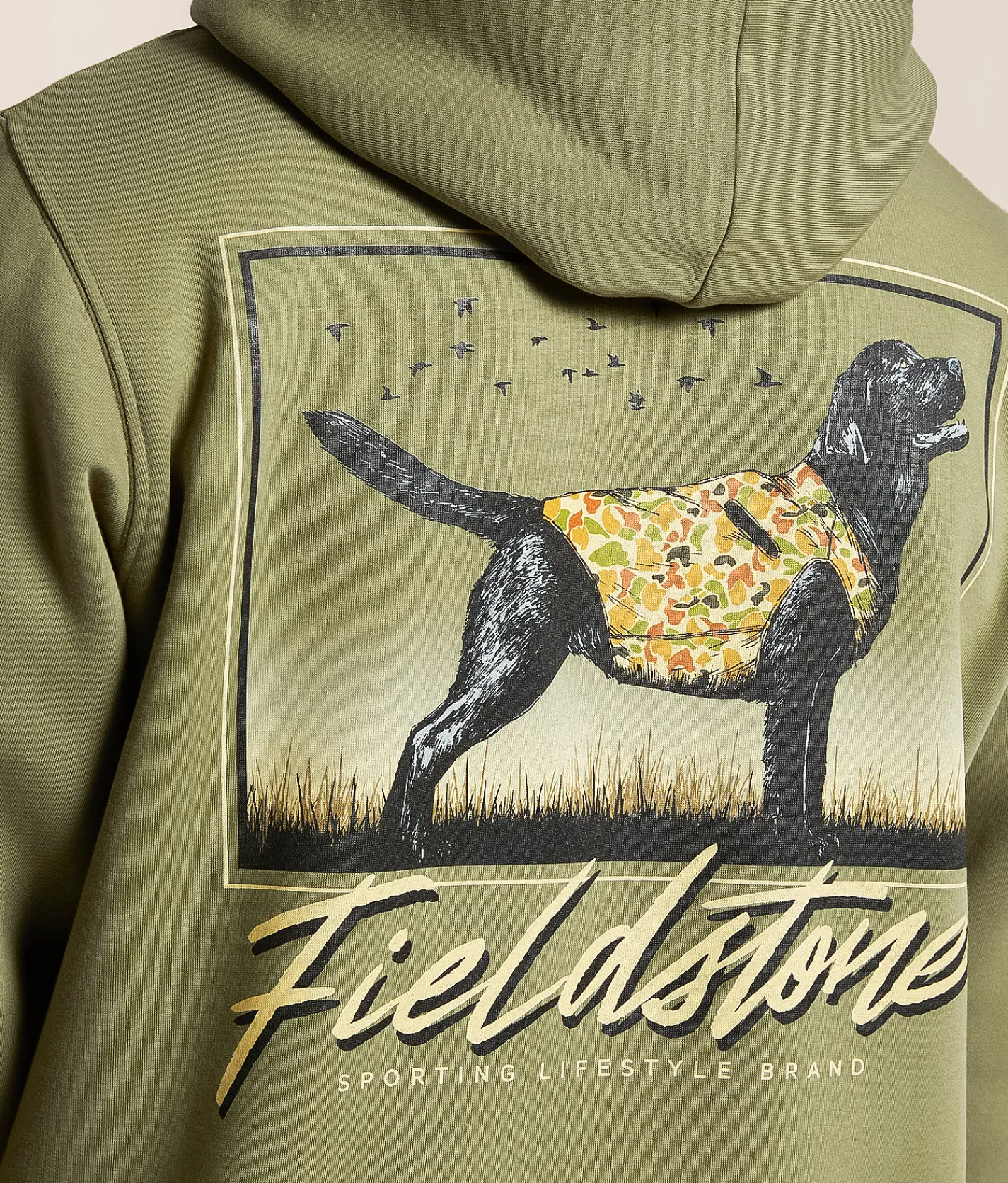 Tops | Fieldstone Day In The Field Hooded Sweatshirt Deep Lichen Green