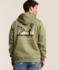 Tops | Fieldstone Day In The Field Hooded Sweatshirt Deep Lichen Green