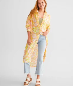 Billabong Daylight Dreamin Kimono Orange Peel Online
