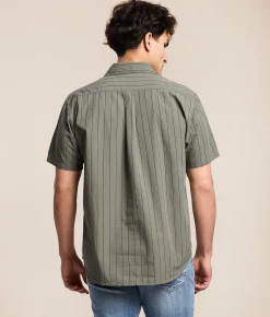 Tops | RVCA Dayshift Workwear Shirt Sage Leaf