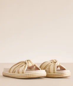 Mia Daysie Knot Sandal Ivory Natural Sand Discount