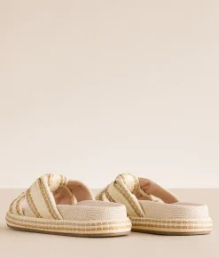 Mia Daysie Knot Sandal Ivory Natural Sand Discount