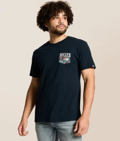 Graphic T-Shirts | Sullen Dead End Detour T-Shirt Obsidian