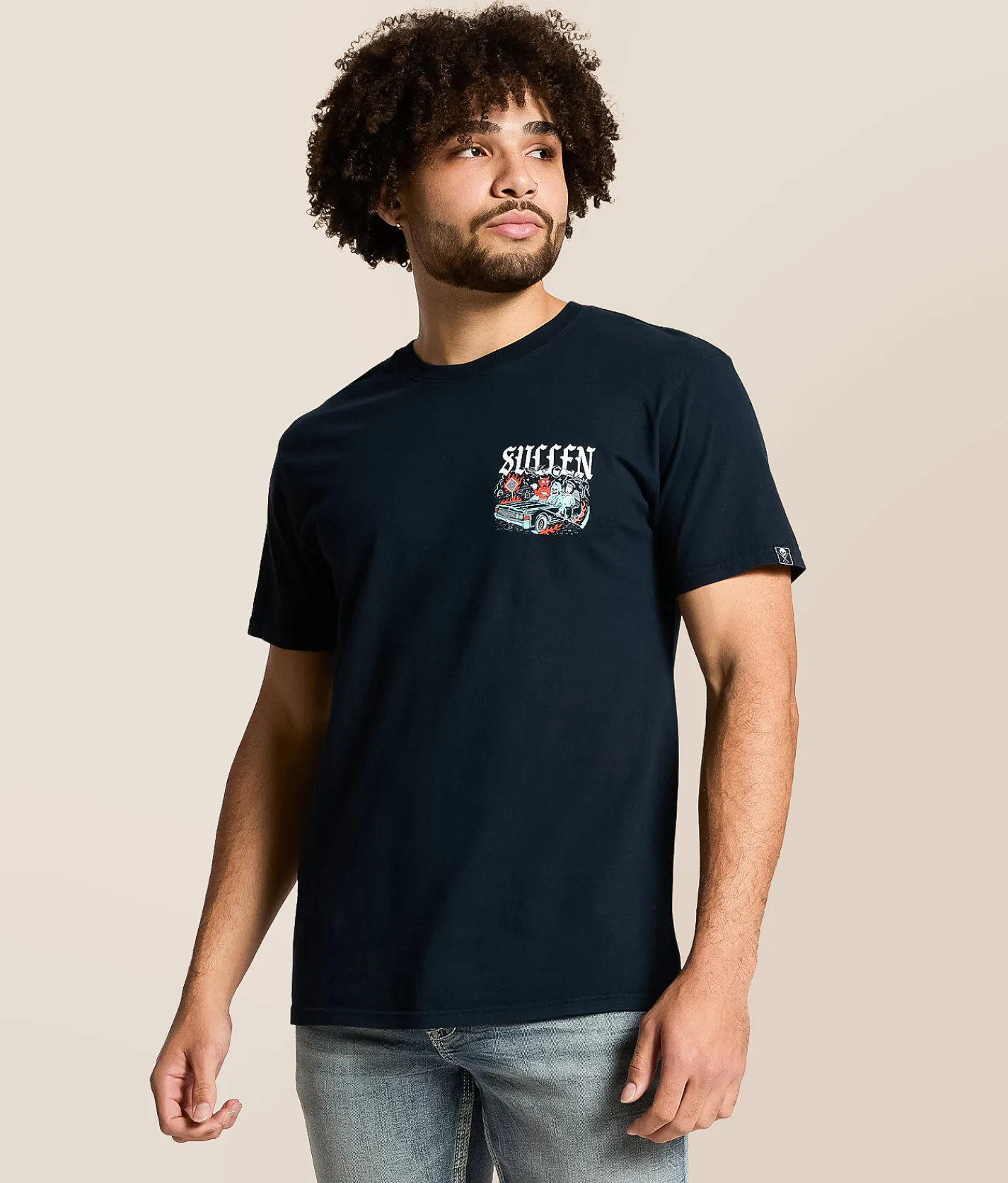 Graphic T-Shirts | Sullen Dead End Detour T-Shirt Obsidian