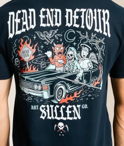 Graphic T-Shirts | Sullen Dead End Detour T-Shirt Obsidian