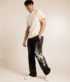 Affliction Death Eyes Fleece Pajama Pant Multi Colored Outlet