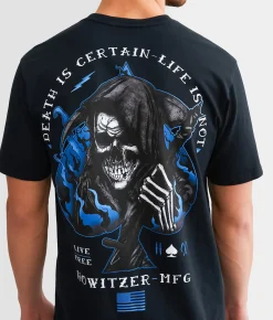 Graphic T-Shirts | Howitzer Death Is Certain T-Shirt Obsidian