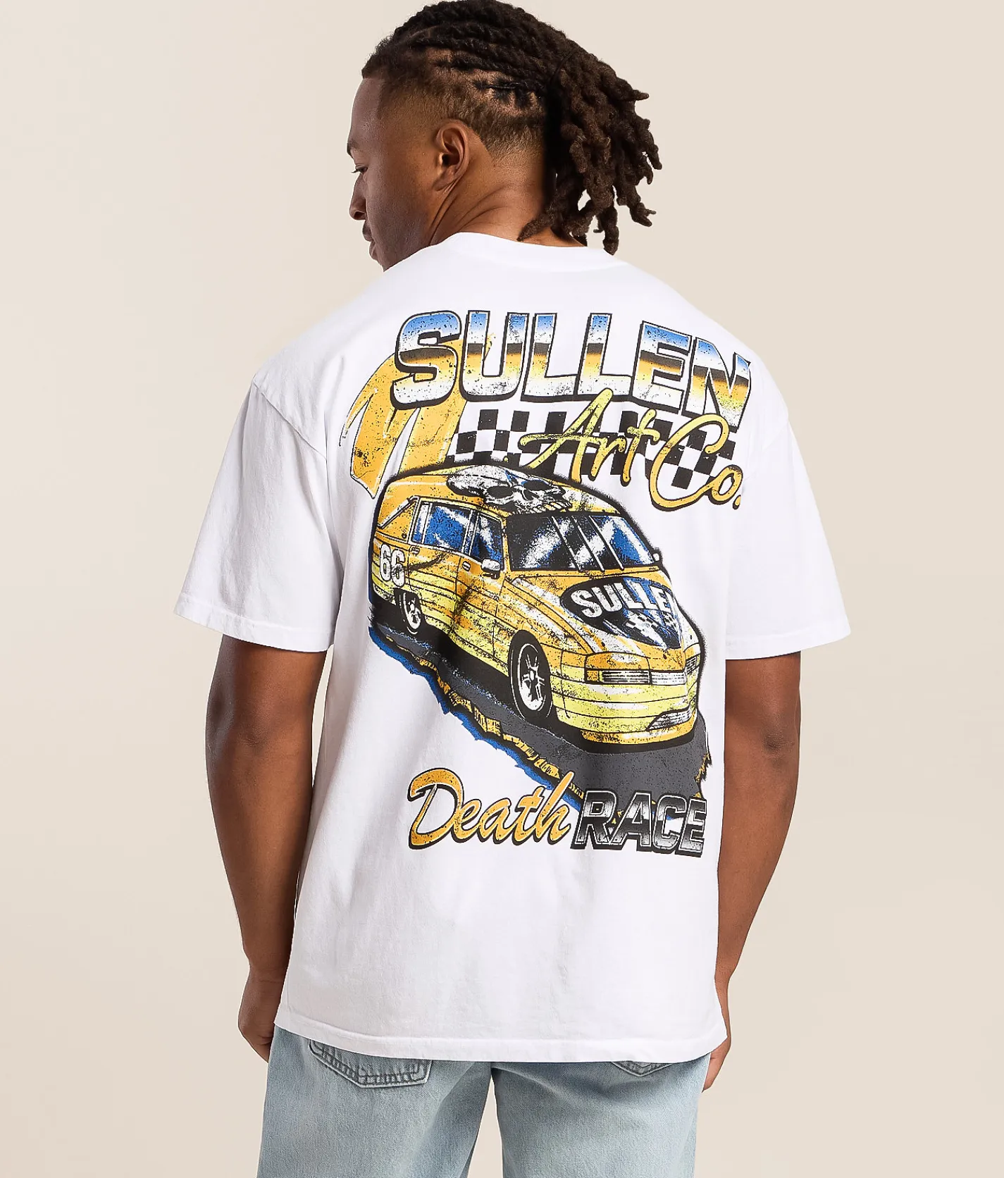 Graphic T-Shirts | Sullen Death Race T-Shirt White