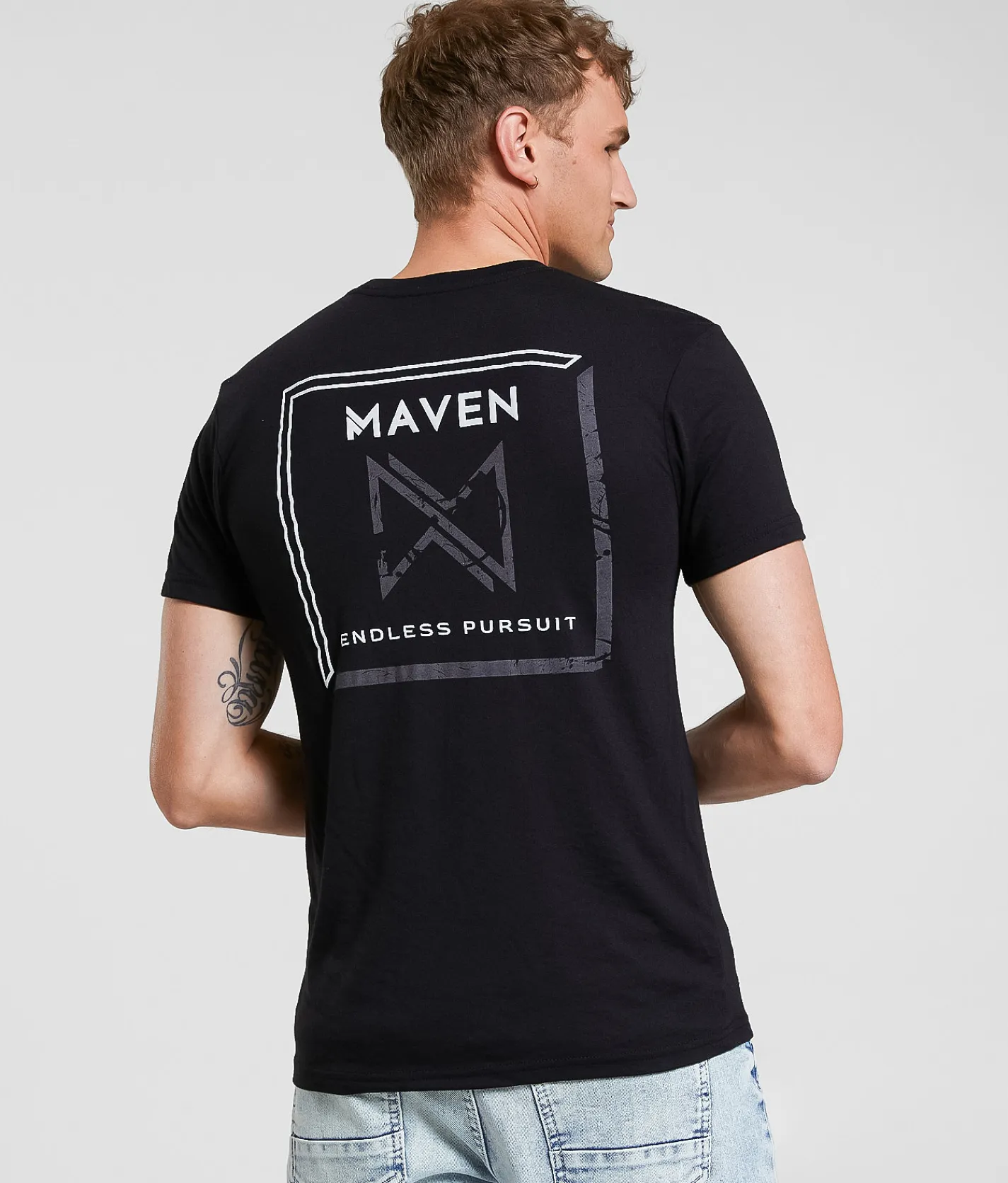 Tops|Graphic T-Shirts | Maven Co-op Debossed T-Shirt Black