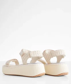 Dolce Vita Debra Flatform Sandal Ivory Suede Online