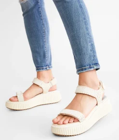 Dolce Vita Debra Flatform Sandal Ivory Suede Online