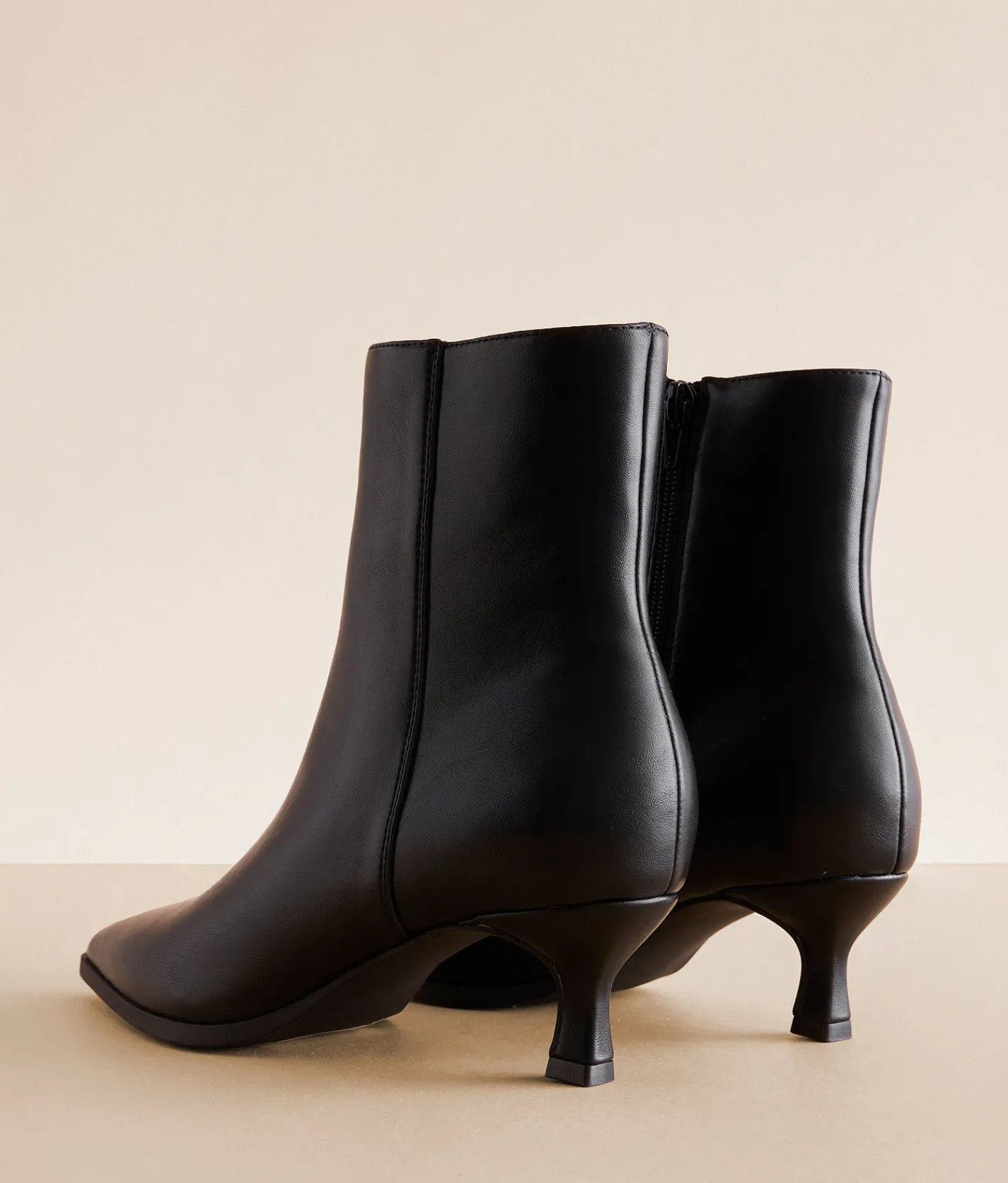 Madden Girl Debra Kitten Heel Ankle Boot Black Online
