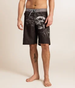 Affliction Decimation Stretch Boardshort Black Discount