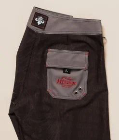 Affliction Decimation Stretch Boardshort Black Discount