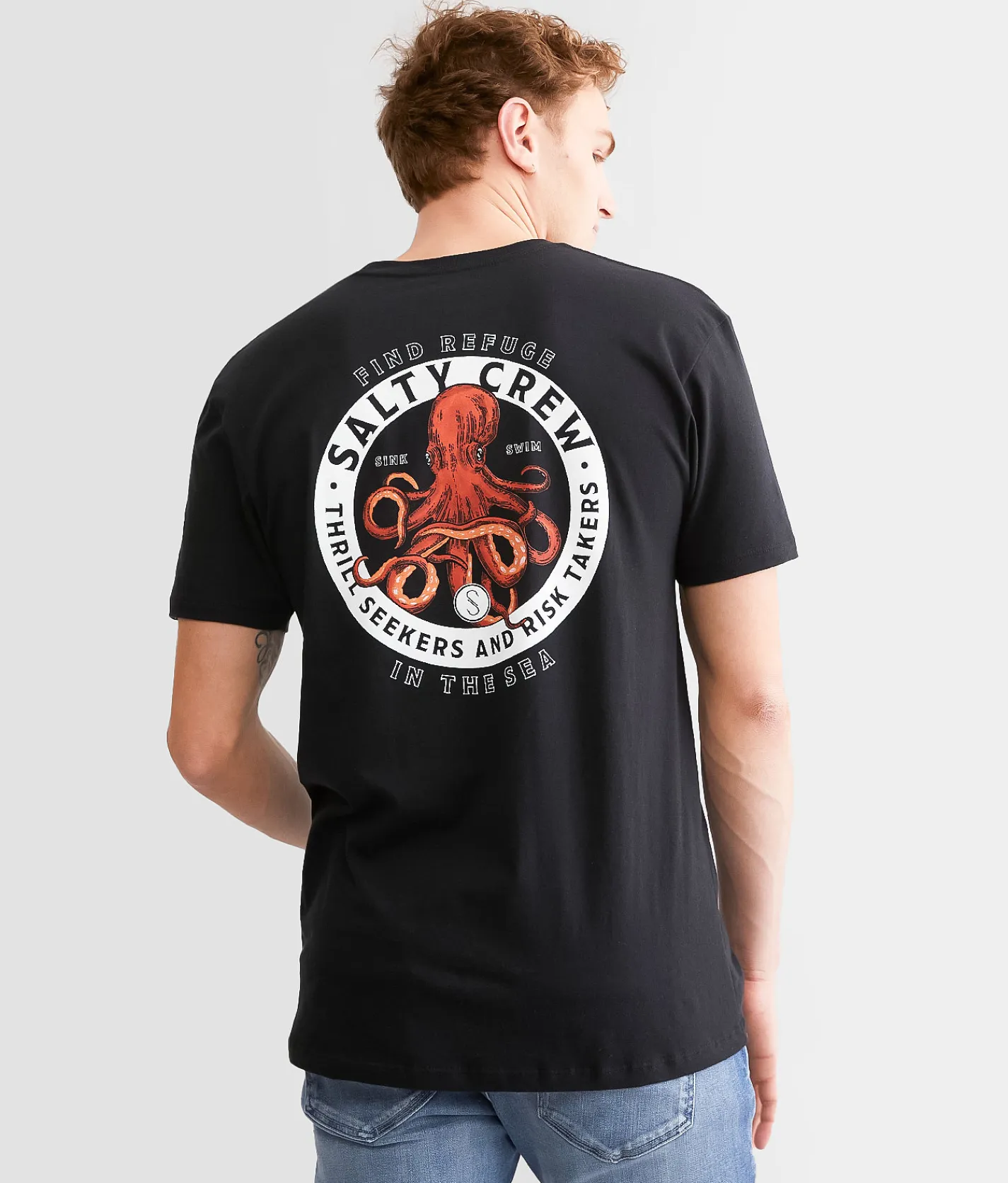 Salty Crew Deep Reach T-Shirt Black Best