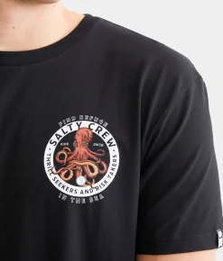 Salty Crew Deep Reach T-Shirt Black Best