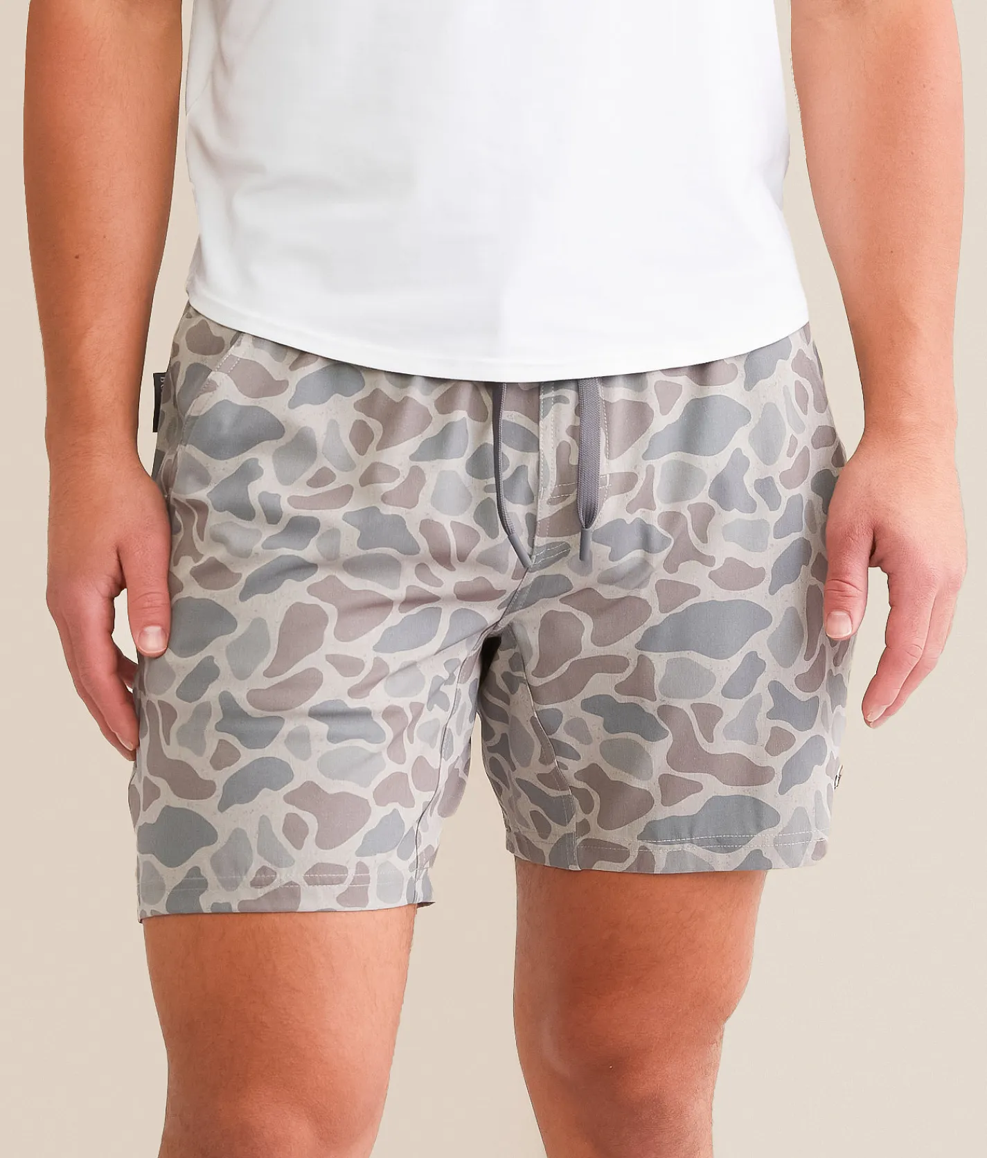 BURLEBO Deer Camo Performance Stretch Short Classic Deer Camo