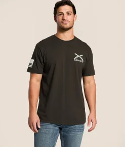 Howitzer Defend Me T-Shirt Vintage Black Discount